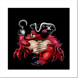 The Pirate Crab Sets Sail Posters and Art